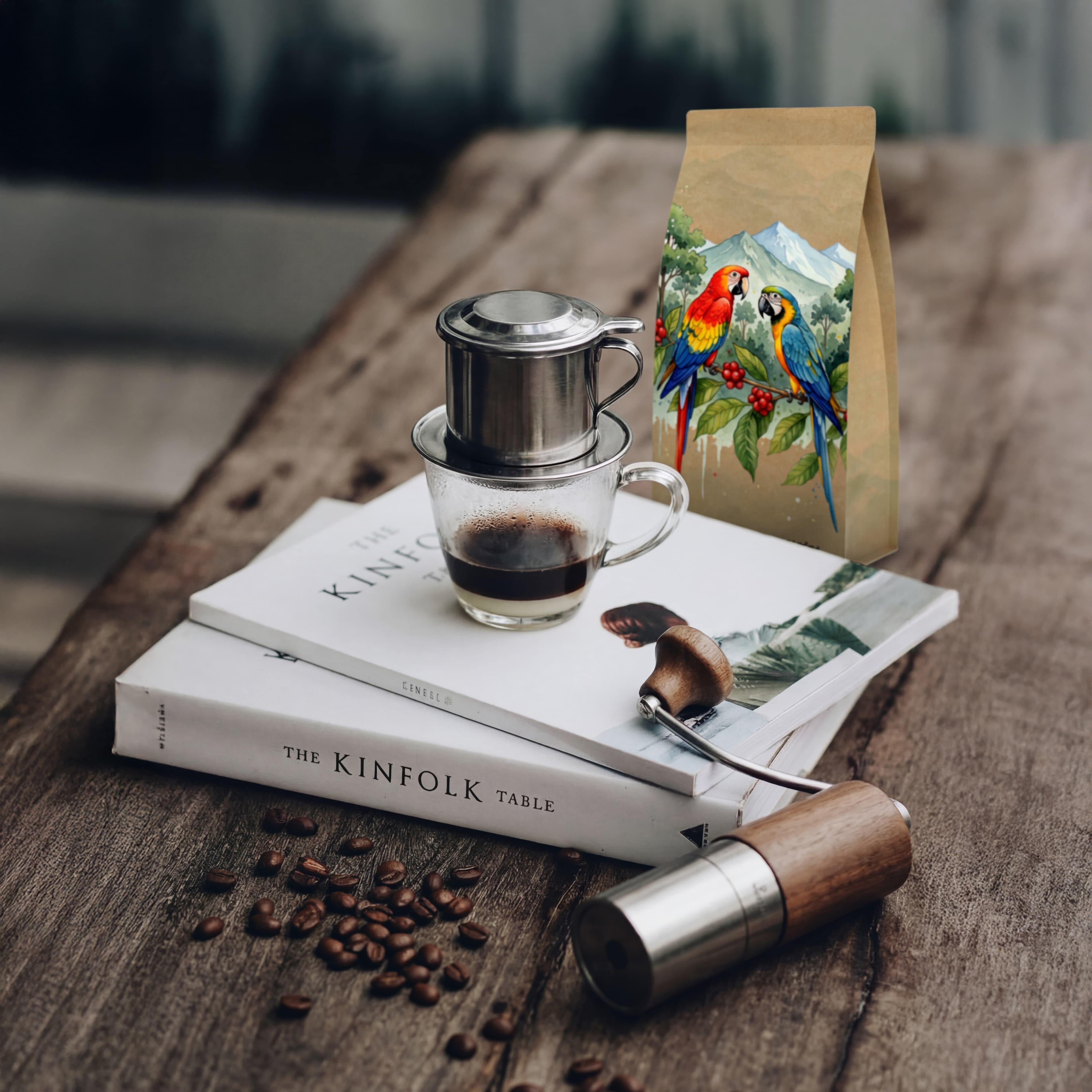 Cà Phê Bột Truyền Thống Vị Bơ 500g